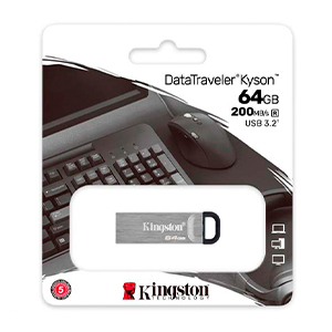 Memoria USB 64GB Kingston DataTraveler kyson USB-A 3.2 Gen 1 DTKN/64GB