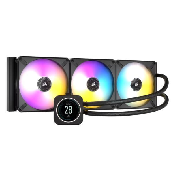 Enfriamiento liquido RGB Corsair iCUE H170I elite LCD AIO 420MM CW-9060063-WW