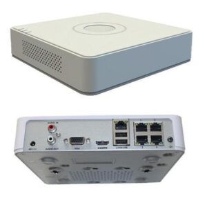 Grabadora NVR Hikvision DS-7104NI-Q1/4P 4 canales IP hasta 6 MP / Full HD 1 SATA hasta 6 TB H.265+ PoE