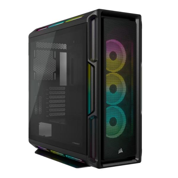 Case Gaming RGB Corsair iCUE 5000T mid tower ventiladores 3 de 120MM con vidrio lateral y malla frontal CC-9011230-WW