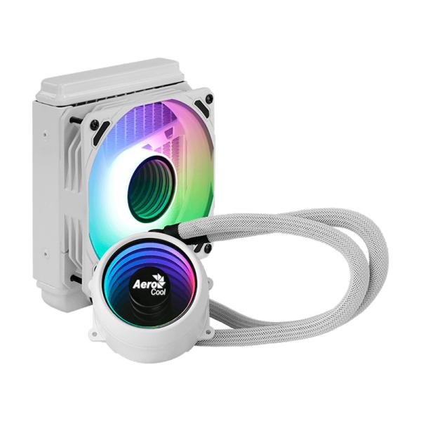 Enfriamiento liquido RGB Aerocool mirage L120 white AIO 120MM ACLA-MR12127.72