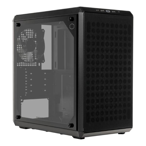 Case Cooler Master Q300L V2 mini tower ventilador 1 de 120MM con vidrio lateral Q300LV2-KGNN-S01