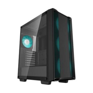 Case Gaming RGB DeepCool CC560 ARGB V2 mid tower ventiladores 4 de 120MM con vidrio lateral y malla frontal R-CC560-BKTAA4-G-2