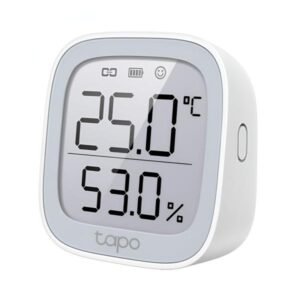 Sensor de humedad y temperatura inteligente TP-Link T315 us automatizacion del hogar blanco