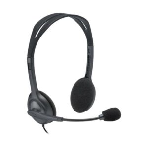 Headset Logitech H111 stereo alámbrico 3.5 mm 981-000612