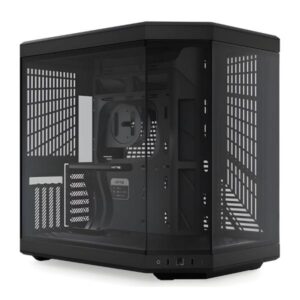 Case Gaming hyte Y70 mid tower sin ventilación incluida con vidrio frontal y lateral CS-HYTE-Y70-B