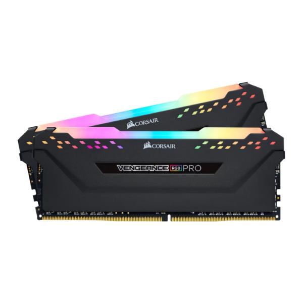 Memoria RAM PC 16GB(2X8GB) Corsair vengeance RGB Pro DDR4 3600MHz CL18 1.35V CMW16GX4M2D3600C18