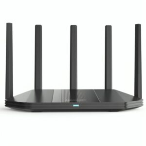 Router inalámbrico Hikvision DS-3WR18X(O-STD)/US (e) dual band 2.4/5 GHz WiFi 6 puertos WAN / LAN 317200345