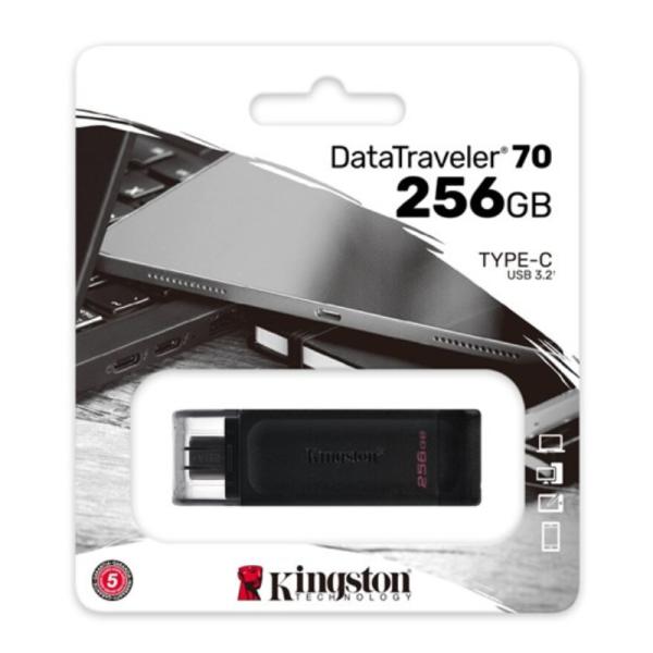 Memoria USB 256GB Kingston DataTraveler 70 USB-C 3.2 Gen 1 DT70/256GB