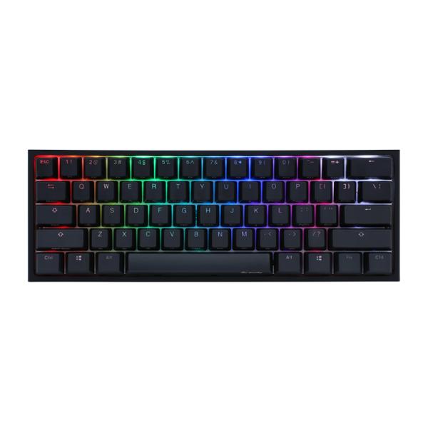 Teclado Gaming RGB ducky one 2 Pro mini mecánico USB-C español switch rojo DKON2061ST-RESPDAZT2