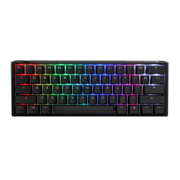 Teclado Gaming RGB ducky one 3 mini mecanico USB-C español switch negro DKON2161ST-AESPDCLAWSC1