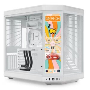 Case hyte Y70 touch infinite torre media vidrio templado con pantalla táctil 14.9 pulg. Gen 3 CS-HYTE-Y70TTI-WW