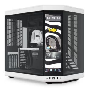 Case hyte Y70 touch infinite torre media vidrio templado con pantalla táctil 14.9 pulg. Gen 3 CS-HYTE-Y70TTI-WB