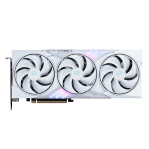 Tarjeta de video MSI GeForce RTX 5060 8G Gaming trio OC white GDDR7 2640 MHz 912-V537-022