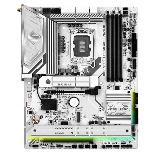 Tarjeta madre ASRock B860 steel legend WiFi LGA1851 ATX DDR5