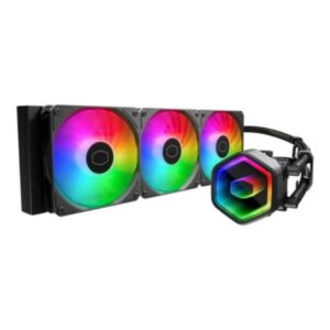 Enfriamiento liquido RGB Cooler Master masterliquid 360 Core ii 360MM AM4/AM5 y LGA 1851 / 1700 en adelante MLW-D36M-A18PA-R1