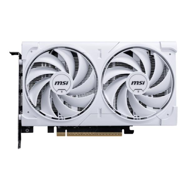 Tarjeta de video MSI GeForce RTX 5060 8G ventus 2X OC white GDDR7 2535 MHz 912-V537-018