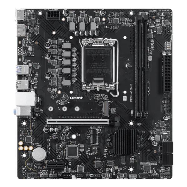 Tarjeta madre MSI Pro H610M-B DDR5 LGA 1700 micro ATX 911-7E31-005