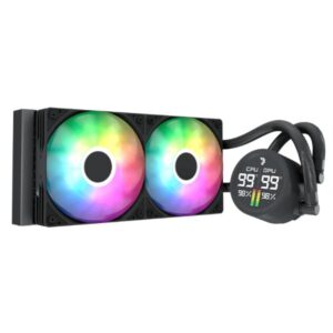 Enfriamiento liquido RGB Aerocool abyss L240R digi AIO 240MM LGA115X-1851/ AM5/AM4 ACLA-AD24117.11