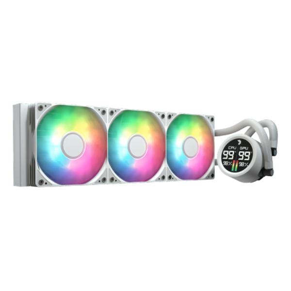 Enfriamiento liquido RGB Aerocool abyss L360R digi wht AIO 360MM ACLA-AD36117.21