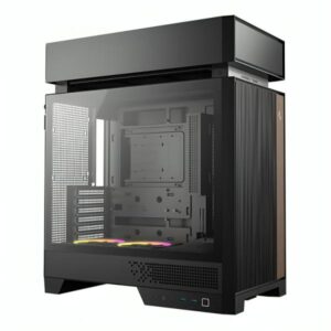 Case DeepCool CL660 mid tower ventiladores 2 de 120MM con panel lateral R-CL660-BKNNA0-G-1