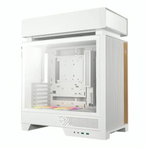Case DeepCool CL660 wh mid tower ventiladores 2 de 120MM con panel lateral R-CL660-WHNNA0-G-1