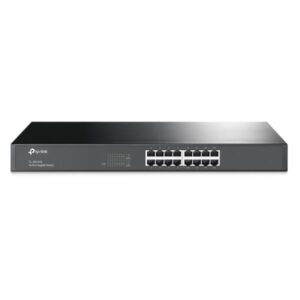 Switch TP-Link TL-SG1016 16 puertos Gigabit 10/100/1000 Mbps no administrable 19 pulg.