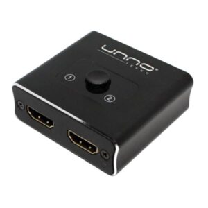 Switch unno tekno HB1201BK switch HDMI bidirectional 2X1 / 1X2 4K 60HZ no administrable