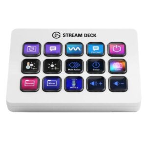CORSAIR TECLADO STREAMING EL GATO MK2 MEMBRANA USB VARIOS WHITE 10GBA9911
