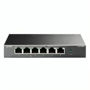 SWITCH TP LINK TL-SF1006P(UN) 4 PUERTOS PoE+ Y 2 PUERTOS FAST ETHERNET 10/100 MBPS NO ADMINISTRABLE