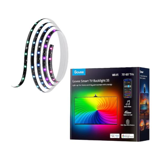 Luces govee TV backlight 3S 75-85 pulg. rgbic Wi-Fi Bluetooth H6098AD2