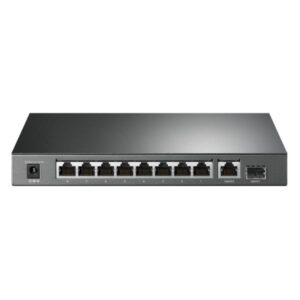 SWITCH TP LINK TL-SG1210P(UN) 9 PUERTOS RJ45 GIGABIT / 1 PUERTO SFP 10/100/1000 MBPS NO ADMINISTRABLE