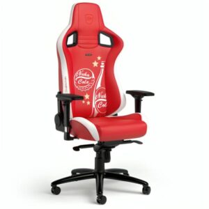 SILLA GAMING ERGONÓMICA NOBLECHAIRS EPIC EDICIÓN FALLOUT NUKA COLA CUERO SINTÉTICO NBL-PU-FNC-001