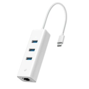 Adaptador TP-Link UE330C(UN) USB-C 3 puertos USB 1 puerto Gigabit Ethernet 5 Gbps