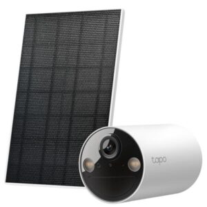 Cámara TP-Link tapo C410 KIT(US) 2K 3MP starlight cmos lente focal 850NM IR con panel solar