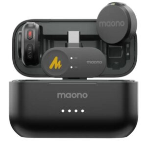 Microfono maono WM650 PC2 inalámbrico con receptor USB-C con reduccion de ruido