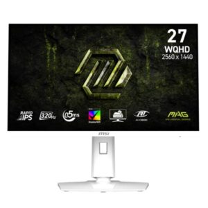 Monitor Gaming MSI mag 274QRFW X32 27 pulg. plana wqhd 2560X1440 320Hz rapid IPS g-sync 9S6-3CE49H-036