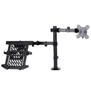 Soporte de escritorio para monitor y laptop Nova FDBM2008002C 14 PULG-32 pulg. vesa 75X75 100X100 8KG