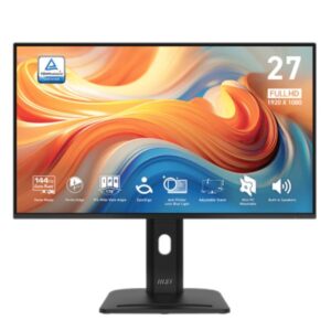 Monitor MSI Pro MP275PG E14 27 pulg. plana 1920 x 1080 144 hz panel IPS adaptive-sync 9S6-3PE49M-004