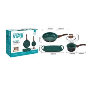 SET DE OLLAS WINNING STAR ST-5214 ALUMINIO 4 PIEZAS GUO-1032-WST-15635