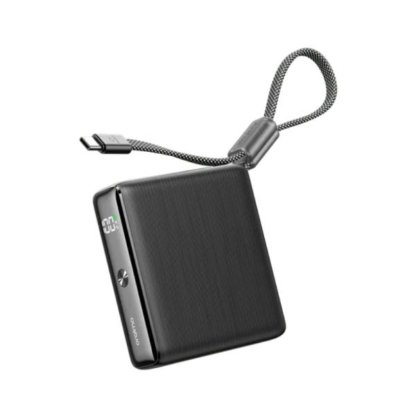 Power bank oraimo pographite OPB-7103C 10000 mah carga rápida bidireccional de 22.5 W cable USB-C integrado y carga de 3 dispositivos