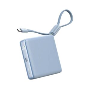 Power bank oraimo elemental OPB-7103C 10000 mah carga rápida bidireccional de 22.5 W cable USB-C integrado y carga de 3 dispositivos