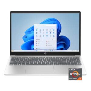 LAPTOP HP 15-FC0027CA INGLES 15.6 PULG TOUCH AMD RYZEN 7 7730U 16GB RAM DDR4 512GB SSD WIN 11 HOME D96E6UA#ABA