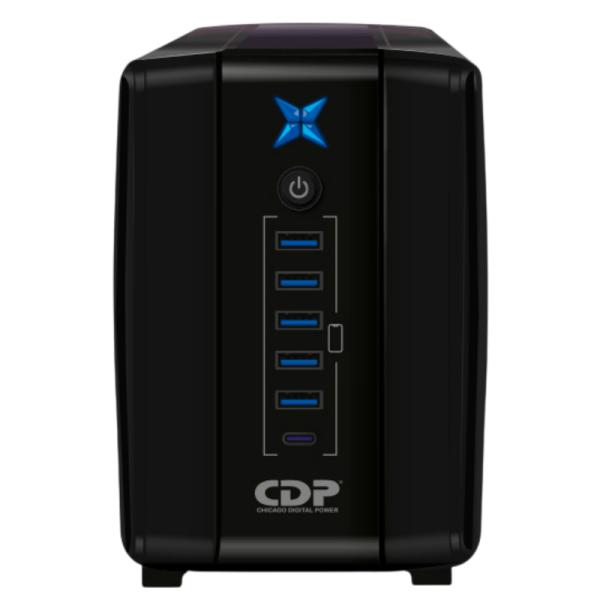 UPS CDP R-UPR1008 1000VA 500W UPS linea interactiva 120VAC AVR 8 tomas